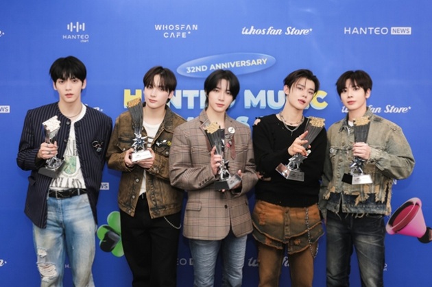 TXT Wins Big at the 32nd Hanteo Music Awards with Five Awards